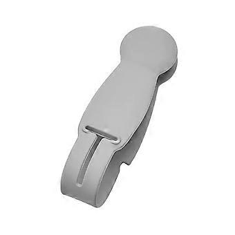 Magnetische Hoed Clip Siliconen Cap Clip Hoed Houder voor Honkbal Hoeden Strandlaken Grijs