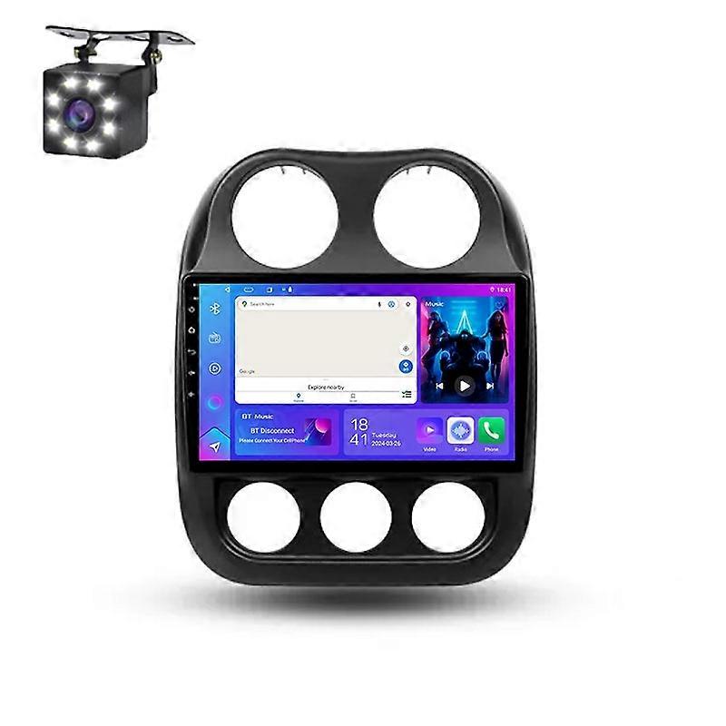 Para Jeep Compass 1 MK 2009 - 2015 Rádio Do Carro Multimídia Player WIFI Navegação GPS