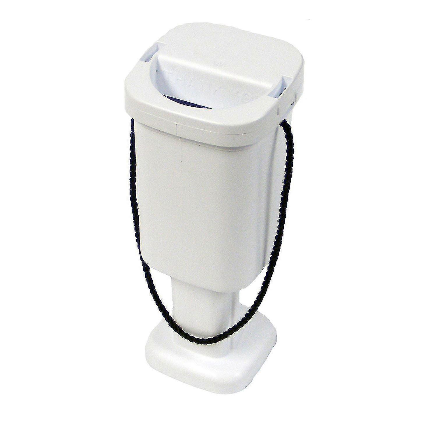 5 Square Charity Money Collection Boxes - White