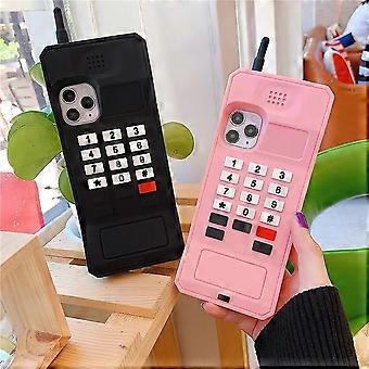 iPhone 14 Pro Max用カワイイ電話ケース、かわいいレトロな電話