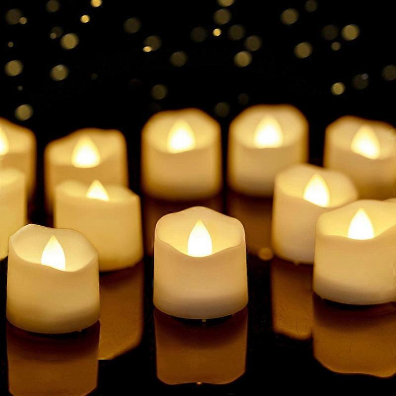 LED Candles Flickering Flame Light 24 pcs,Electric Candles Christmas Candles for Christmas, Xmas Tree, Easter, Wedding