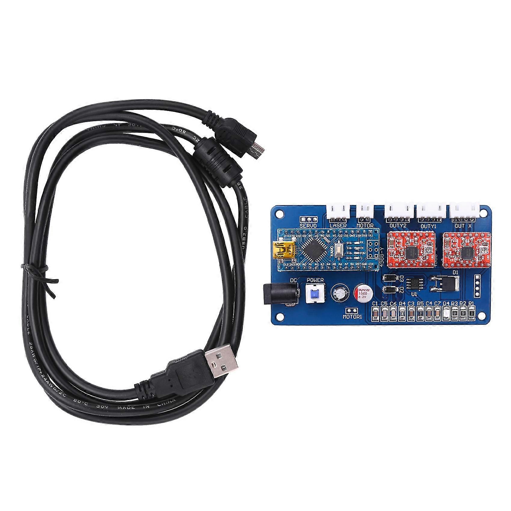 2 Axis Control Panel Board for Engraver Engraving Machine DIY Cutting Motherboard for Benbox GRBL