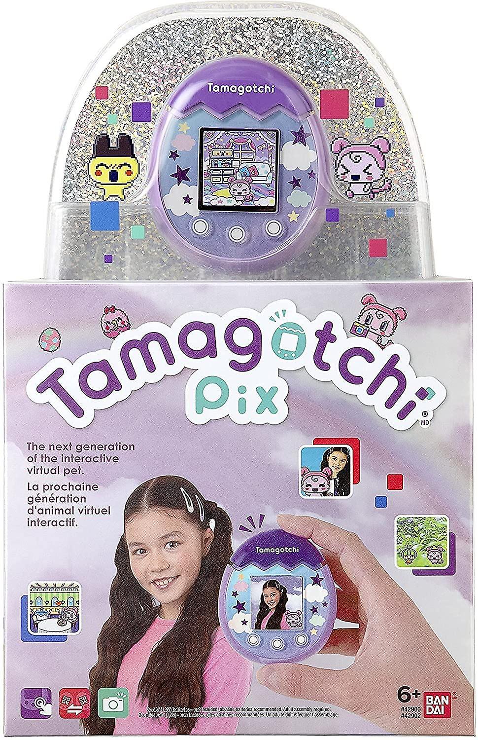 TAMAGOTCHI Pix Virtual Pet - Purple