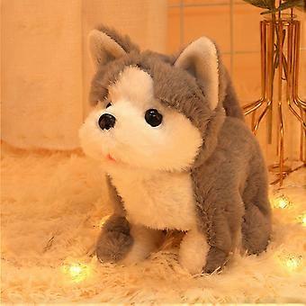 Walking Dog Toys for Kids, Interactive Electronic Pet Plush Toy Dog Stuffed Animals With Barking and Wagging Tail Toys for Kid Gifts
