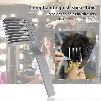 Een kapsel Fade Combs, Professioneel Gebogen Positionering Kam, Gradienter Design Hair Cutting Kam met Ergonomisch Ontwerp, Kam Voor Barbe Thuis-ZZY