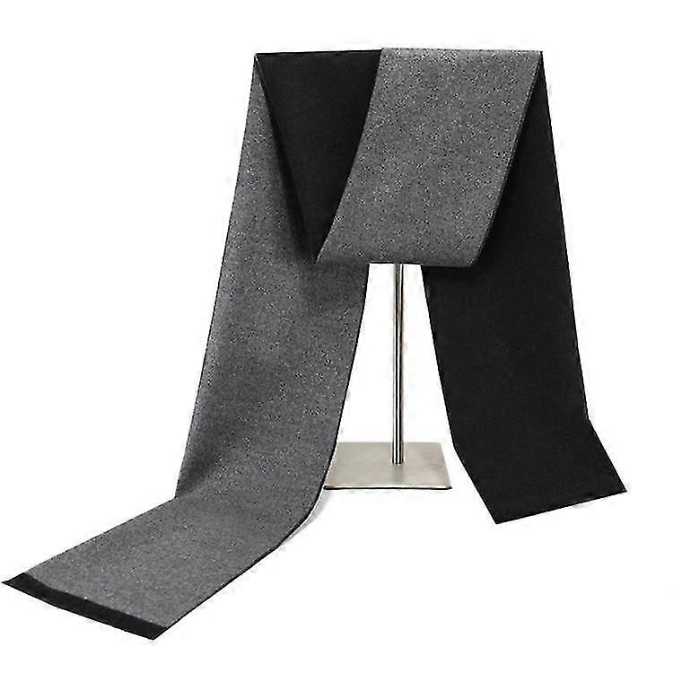 Sciarpa uomo, calda d'inverno, sciarpa a quadri ispessito, sciarpa in cashmere