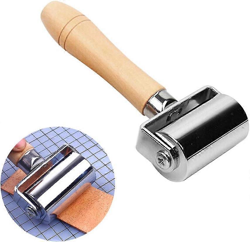 SZTXJ Leather Edge Roller Leather Glue Laminating Tool (60mm/2.4") 1pc