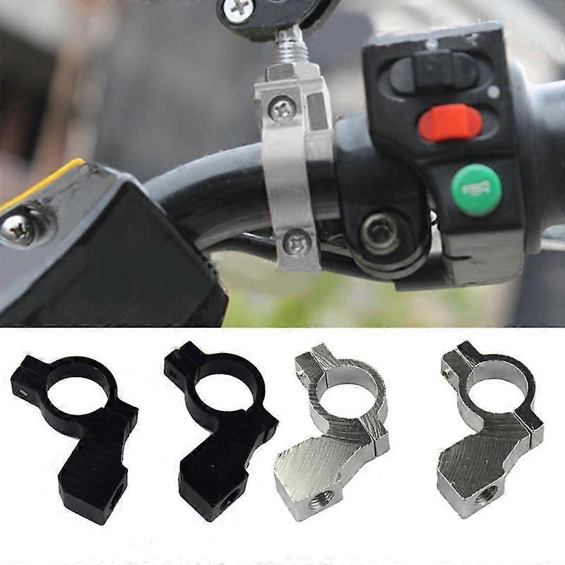 QX 2022 new Universal 21/23" Motorcycle Handlebar rear View Mirror Bracket Mount Adapter Holder Clamp Mount Brackets Accessories