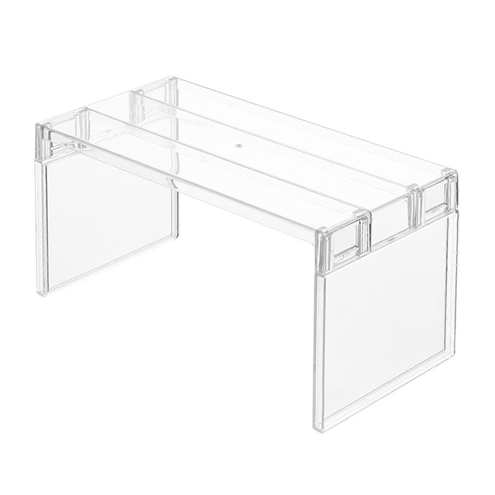 Multifunctional Transparent Fridge Layered Separator Kitchen Storage Rack Refrigerator Shelf Bathroom Organizer Space Saving