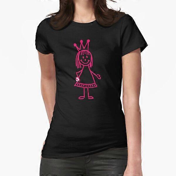 Camiseta Rosa Princesa Ajustada-RK17269