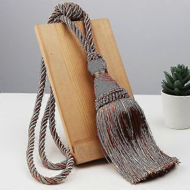 Polyester Tassel Curtain Tieback Handmade Hanging Ball Tassels Fringe