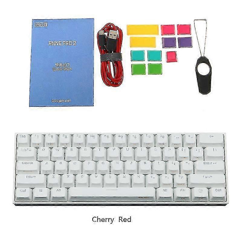 60% Mechanical Keyboard Bluetooth-compatible 4.0 Type-c Rgb 61 Keys Mechanical Gaming Keyboard Cherry Blue Red Switch