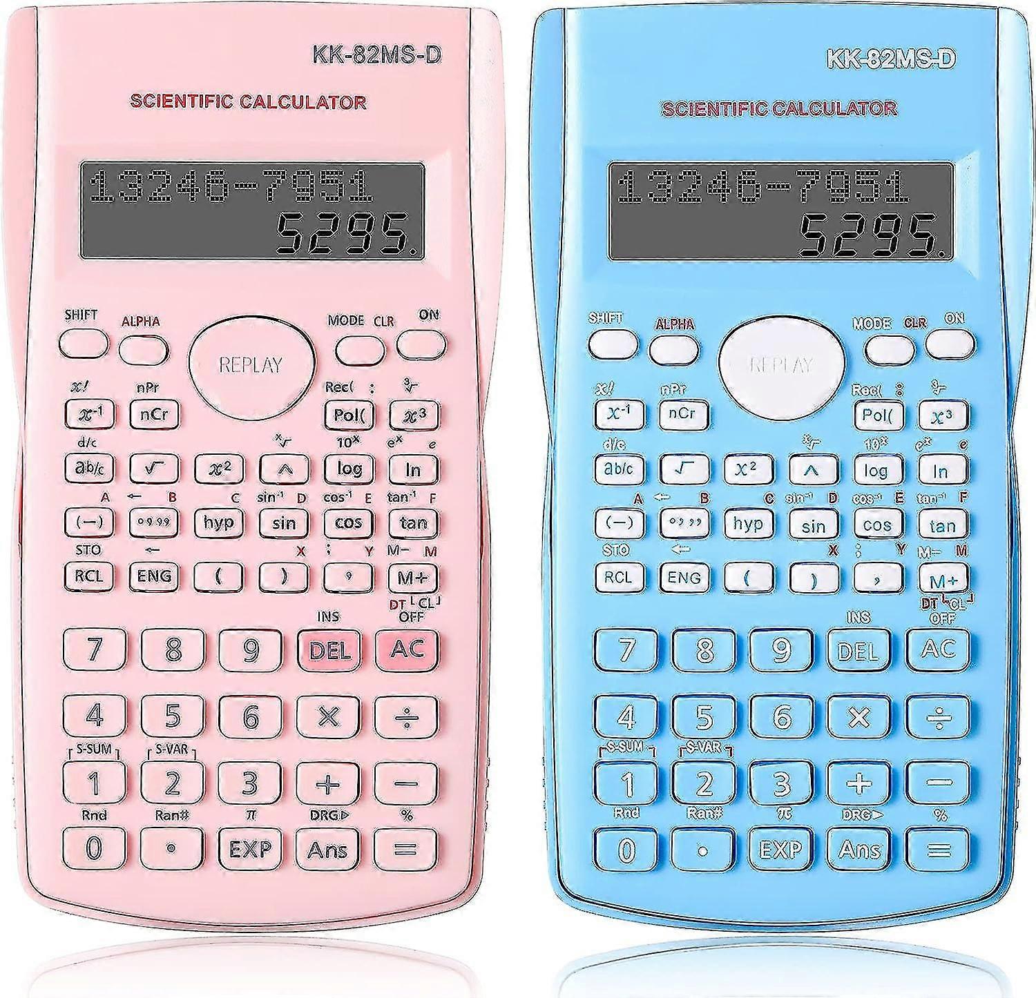 Scientific Portable Calculators Set Of 2 Functional Engineering Scientific Calculator With Multiple Modes Graphing Function Suitable For School Busine
