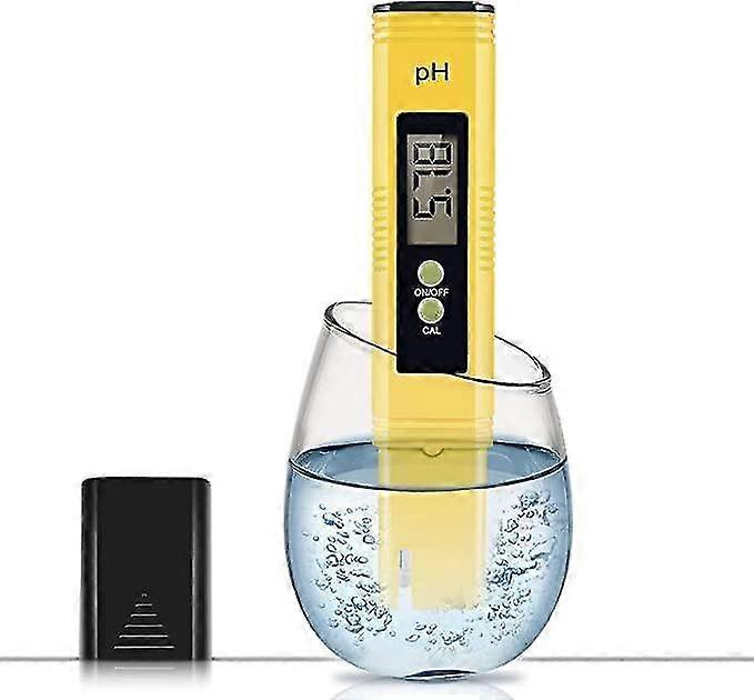 Ph Meter, 0.01 High Accuracy Atc Digital Tester For Water, Ph Pen With 0-14 Measurement Range For Household Drinking/aquarium/fish Tank/swimming Pool/