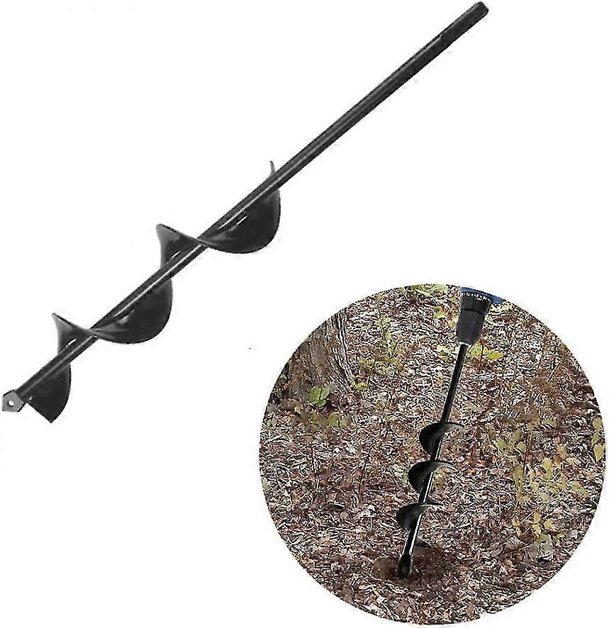 Garden Auger Drill Bit 4x22cm/5x22cm/ 6x42cm Planter Tool Planters Post Hole Digger Heavy Duty Flower Bulb Auger