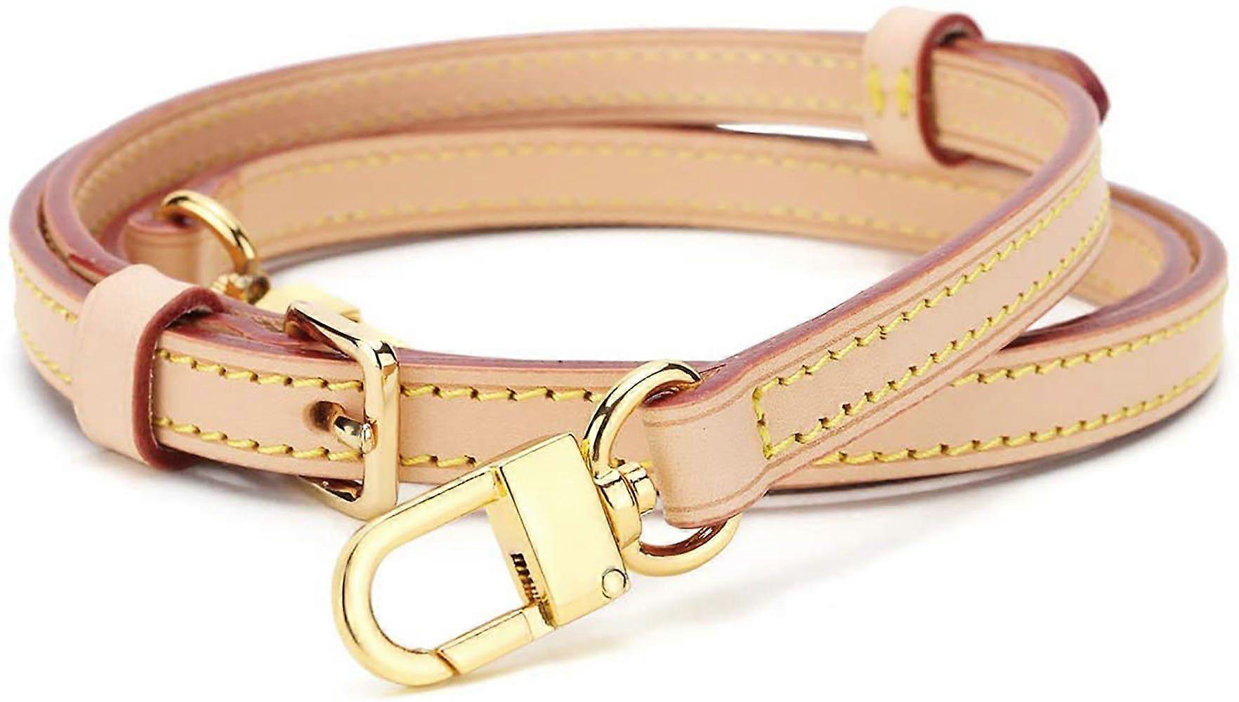 Axelrem äkta läder justerbar axelrem rem läderrem för axelväska, axelväska, necessär