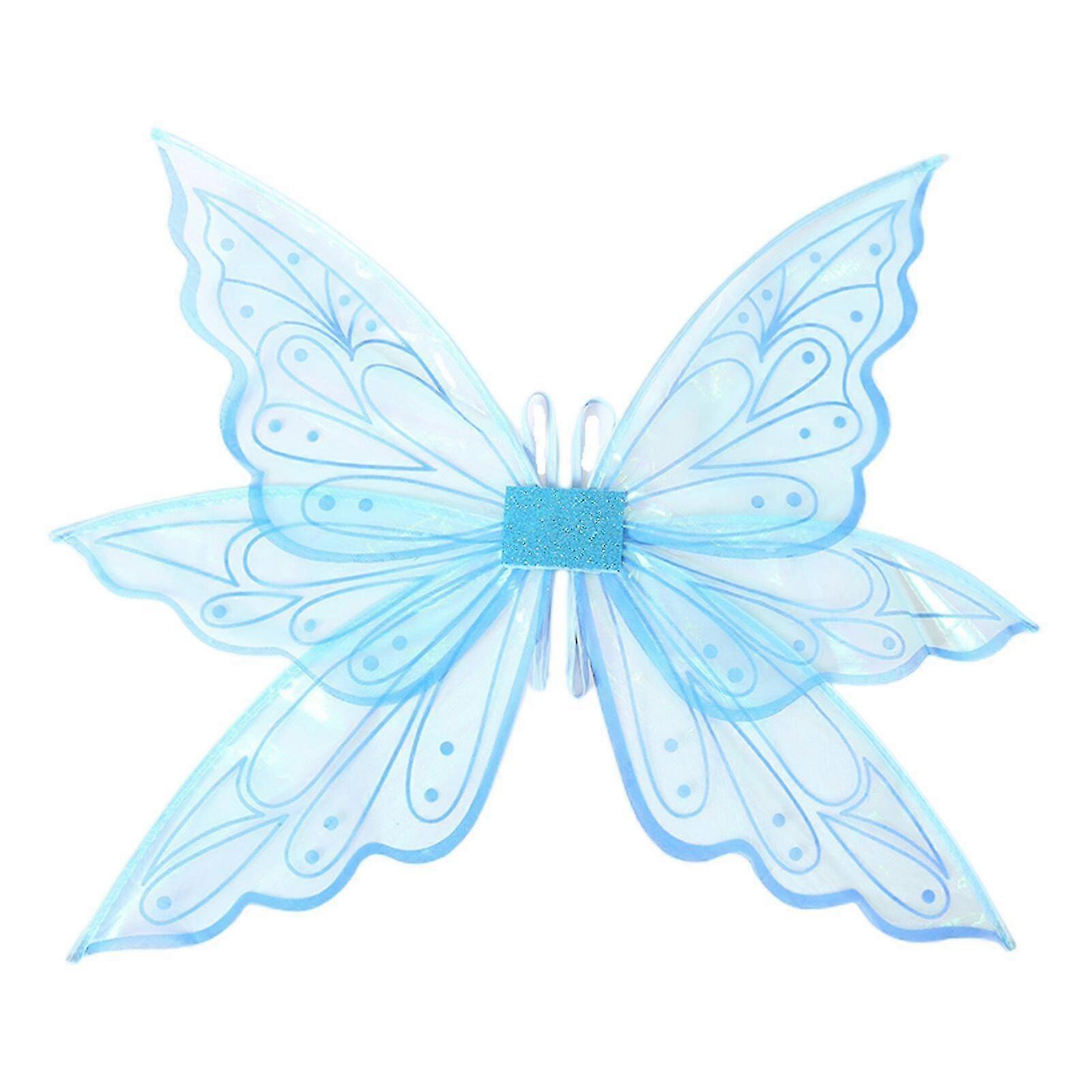 כנפי פרפר כנפי פיות לבנות מבוגרים גבירותיי בנות כנפי פיות מלאך נוצצות, 100% חדש