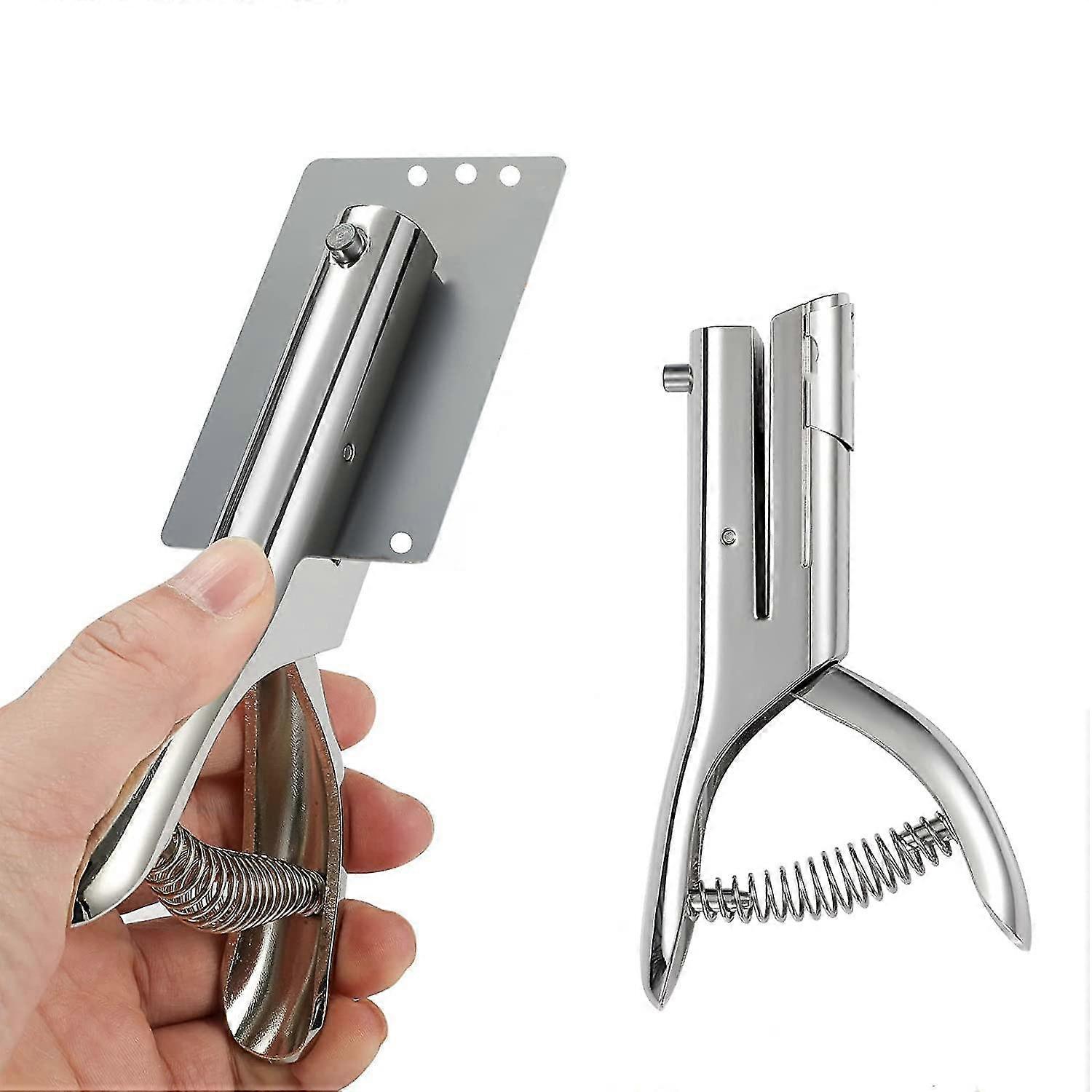 1/4 بوصة ثقب لكمة ، ثقب واحد لكمة ثقب الثقيلة لكمات ورقة لكمة المحمولة باليد لكمة ثقب طويل الناخس ثقب صغير (1/4'-6mm هول)