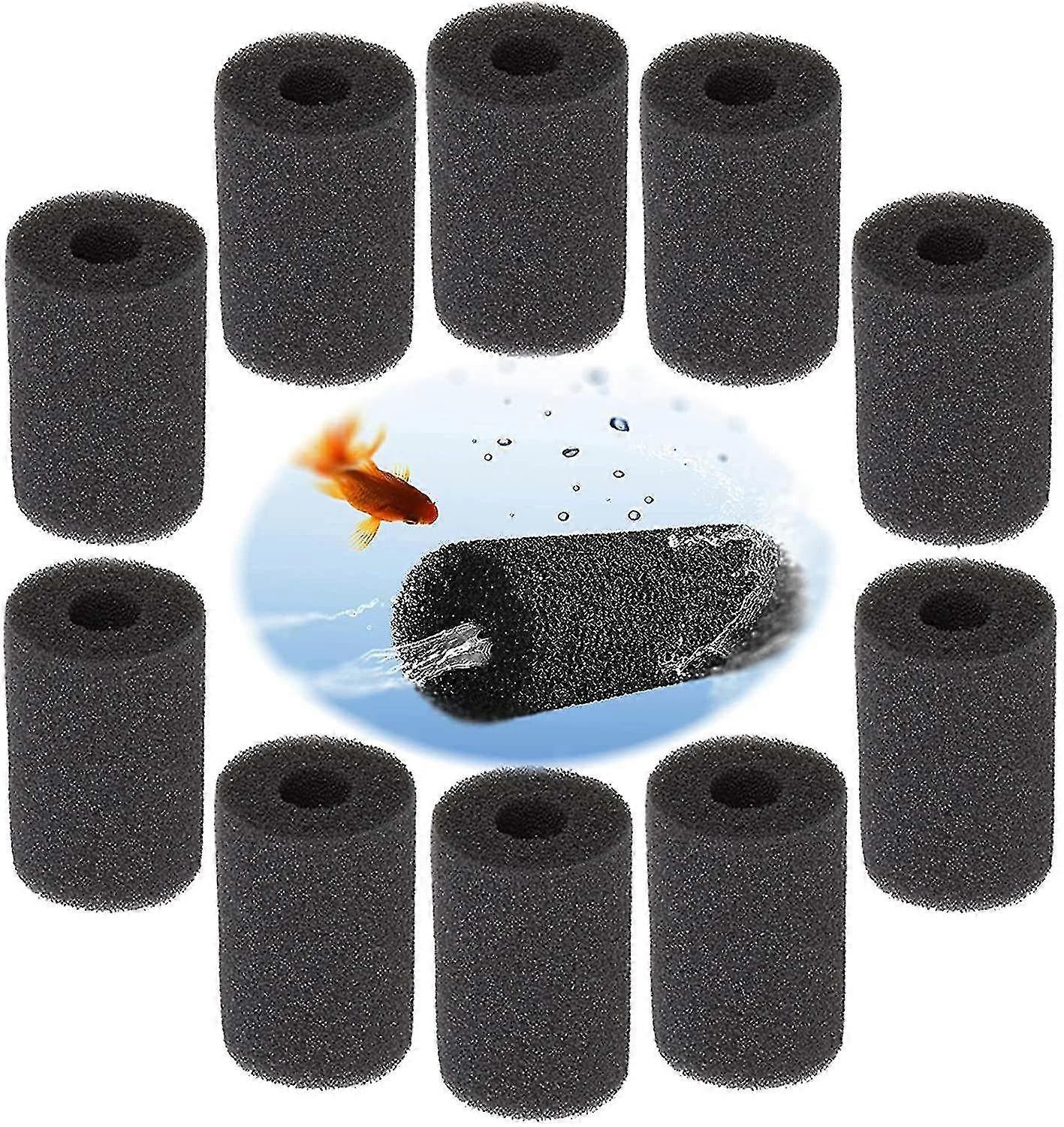 10 Pcs Inlet Filter Sponge Pre Filter Sponge Aquarium Filter Sponges Replacement