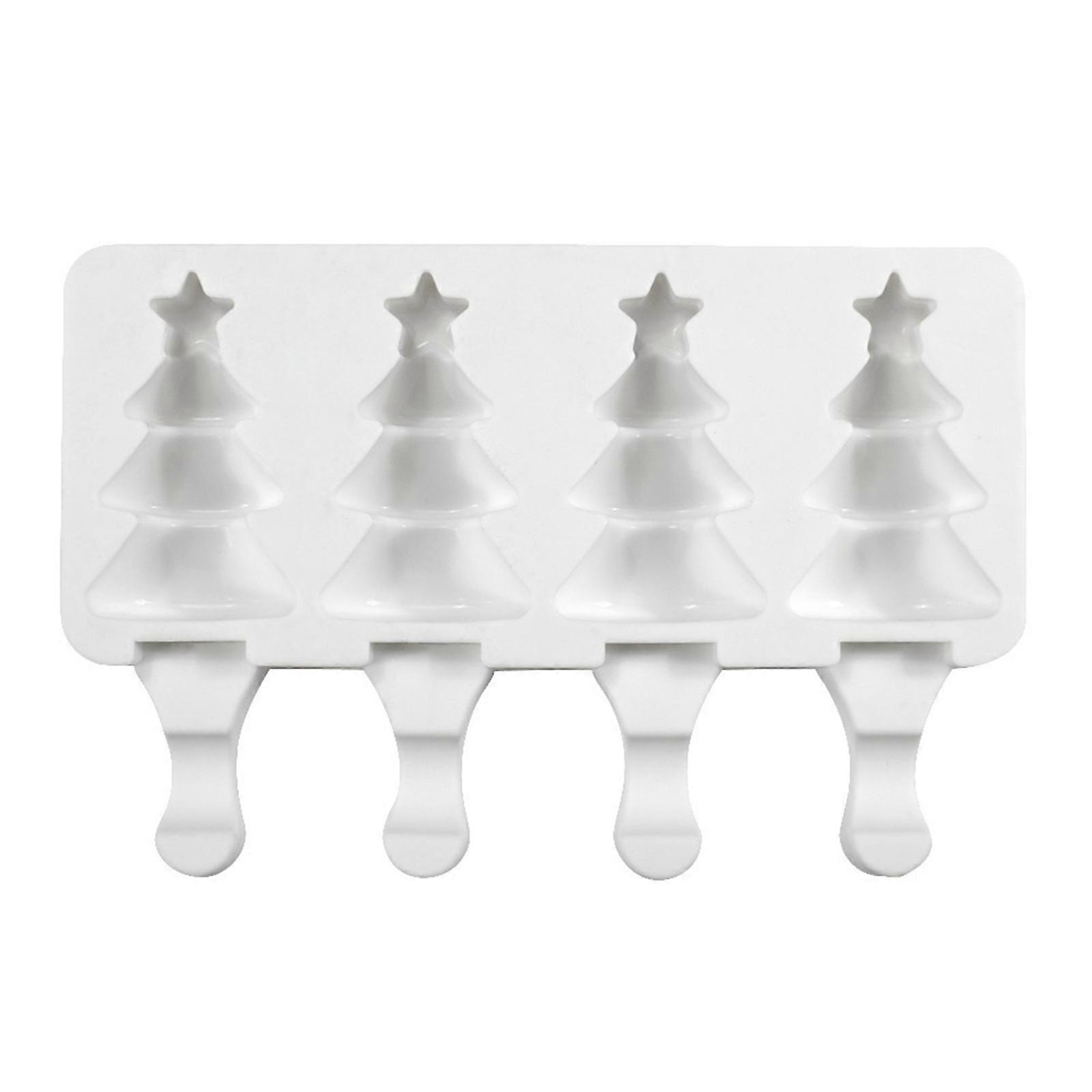 Sugarcraft Mould Silicone 3D Cute Christmas Tree Bakeware Tools Kitchen Gift