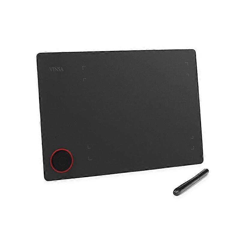 Graphics Tablet, 7.48 X 5.71 Inch Large Drawing Tablet With 4 Hot Keys, Passive Stylus Of 8192 Levels Pressure