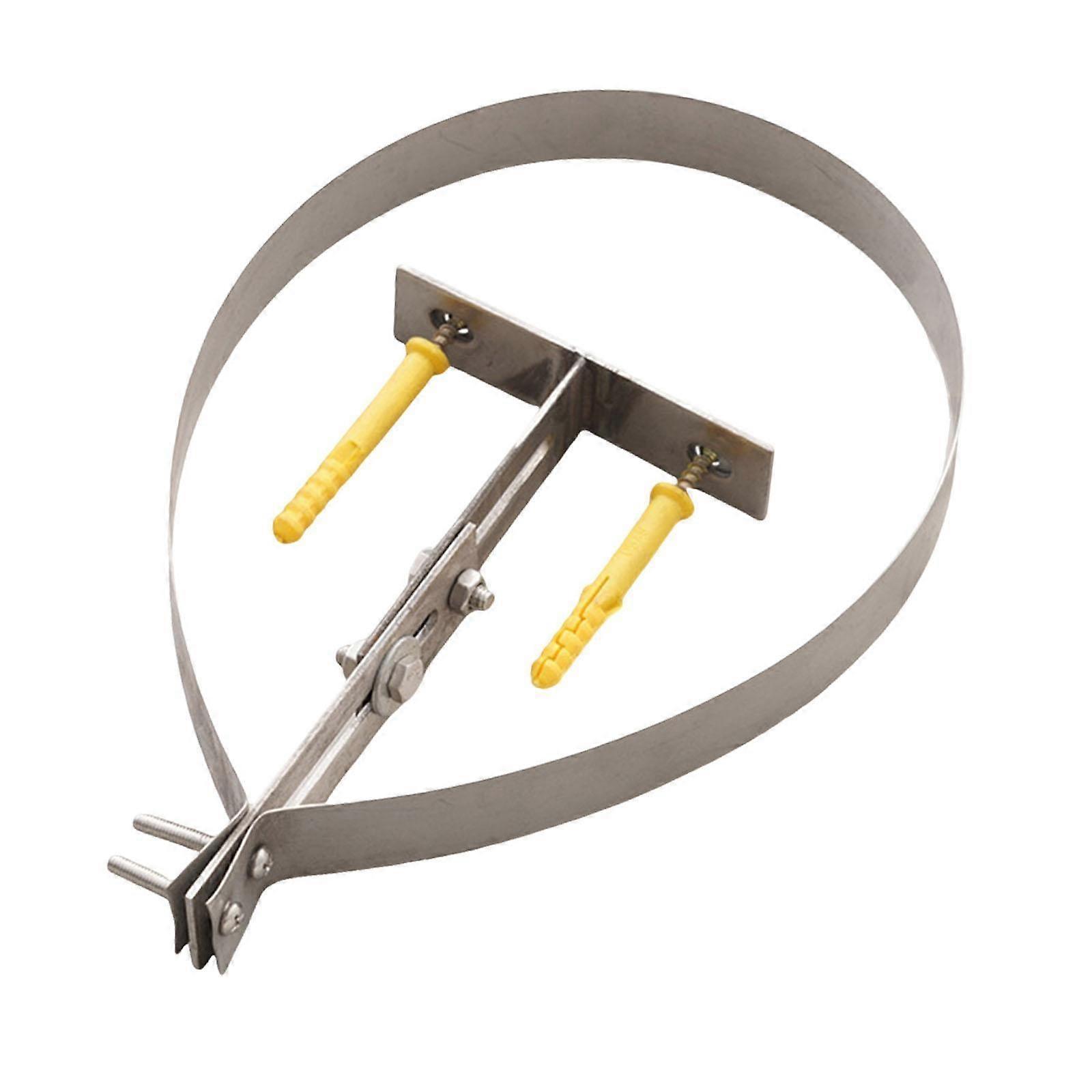 Chimney Pipe Bracket Sturdy for Dia 15.3cm/6.02inch Chimney Pipe Pipe Holder