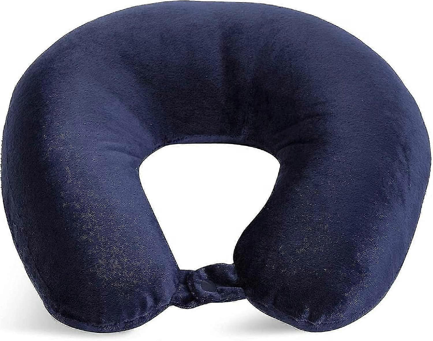 Feather Soft Microfiber Neck Pillow, Neck Pillow Airplane Travel Přenosný polštář Lunch Break Spaní