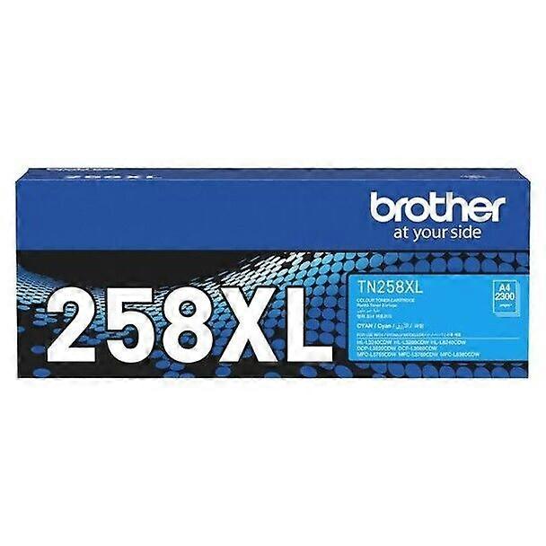Brother Tn258xl Cyan High Yield Ink Cartridge Toner Tn-258xlc Genuine Original