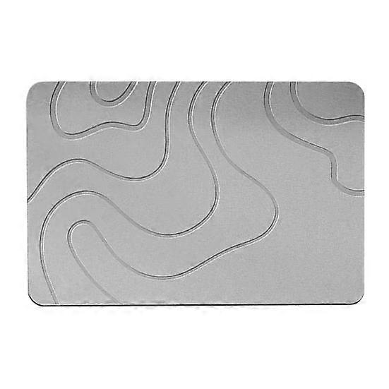 Bathroom Floor Mat Quick Absorbent Quick-Drying Diatom Mud Anti-Slip Bottom Solid Color