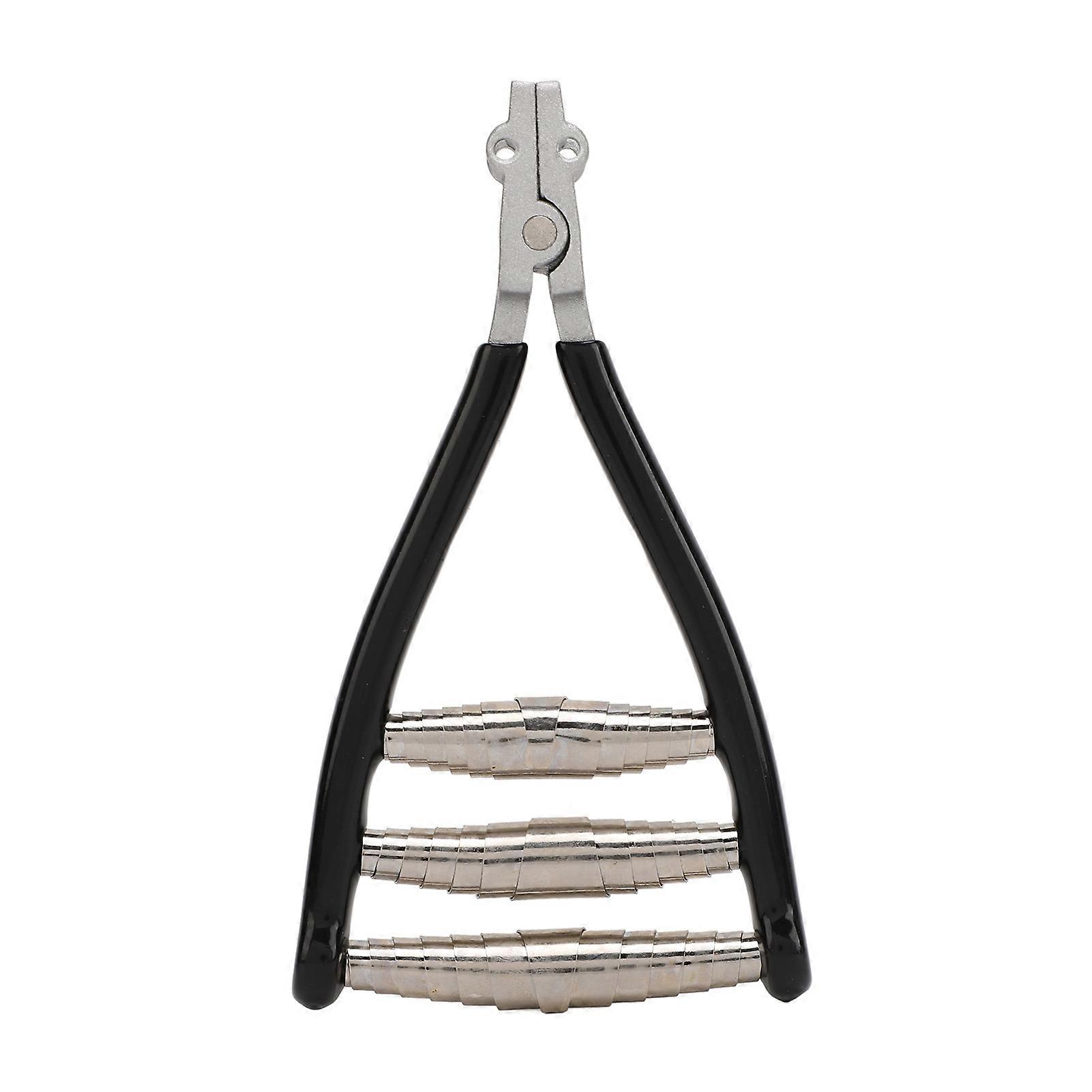 Starting Stringing Clamp 3 Springs Rubber Handle Better Grip Sports Tennis Stringing Machine Tool for Badminton Racket