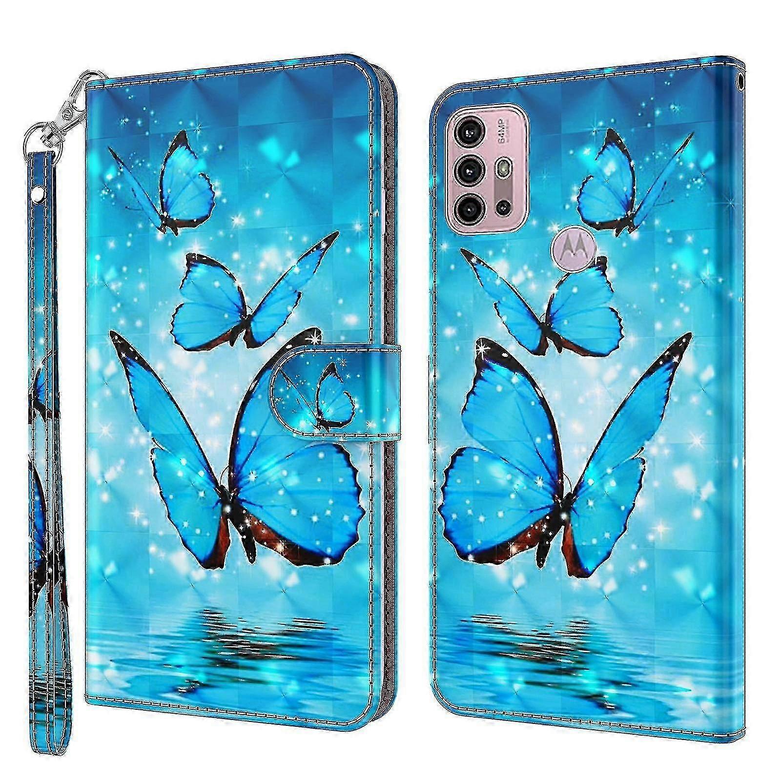 3d Painting Leather Case For Motorola Moto G30/g10/g20