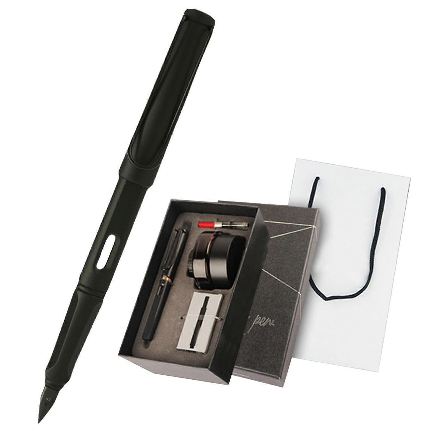 Stifttinten-Geschenkbox-Set, 0,5-mm-Feder, glatteres Schreiben, exquisites Stift-Kalligraphie-Set für Feiertagsgeburtstag G