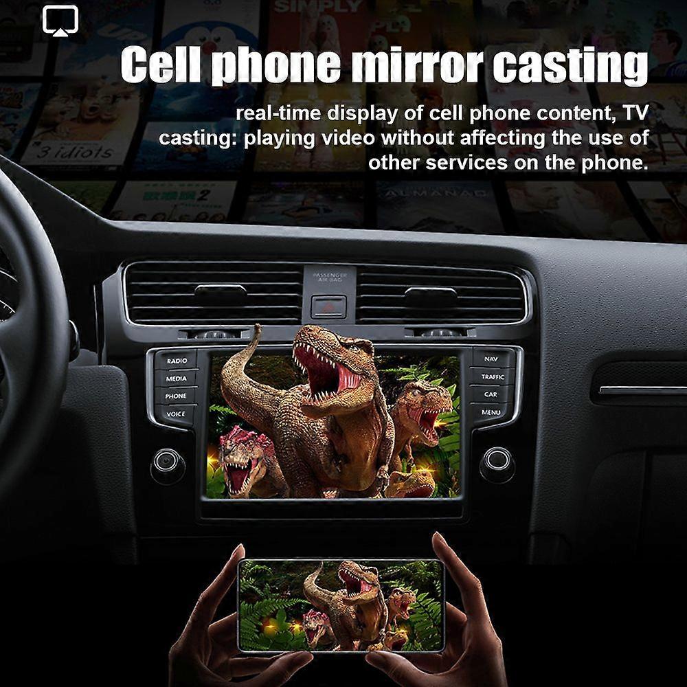 Wireless CarPlay AI Box ~ 2GB+8GB, Android 9.0, TV Mirroring, Convert Wired to Wireless CarPlay/Android Auto for Smart Connectivity MK2420