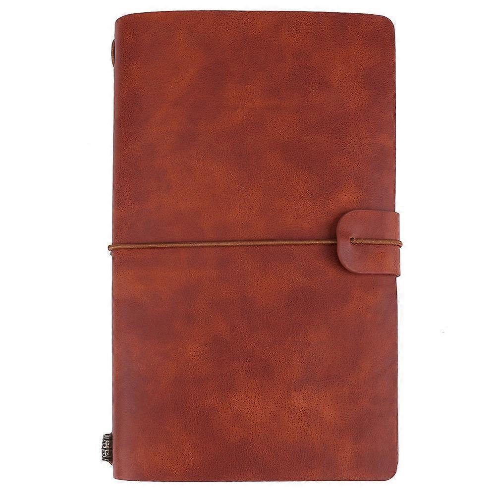 Classic PU Leather Travel Notebook Personalized Journal Refillable Notepad
