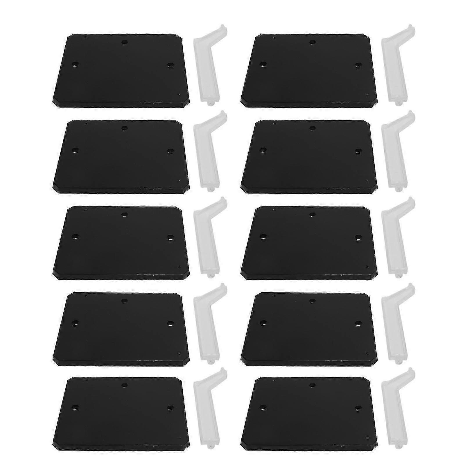 10Pcs Action Figure Stand Assembly Action Figure Display Holder Base Doll Model Support Stand for 1/144 Toy