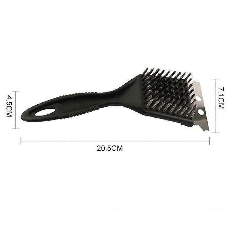 Functional Barbecue Brush Stainless Steel Barbecue Wire Brush Barbecue Oven Barbecue Cleaning Brush
