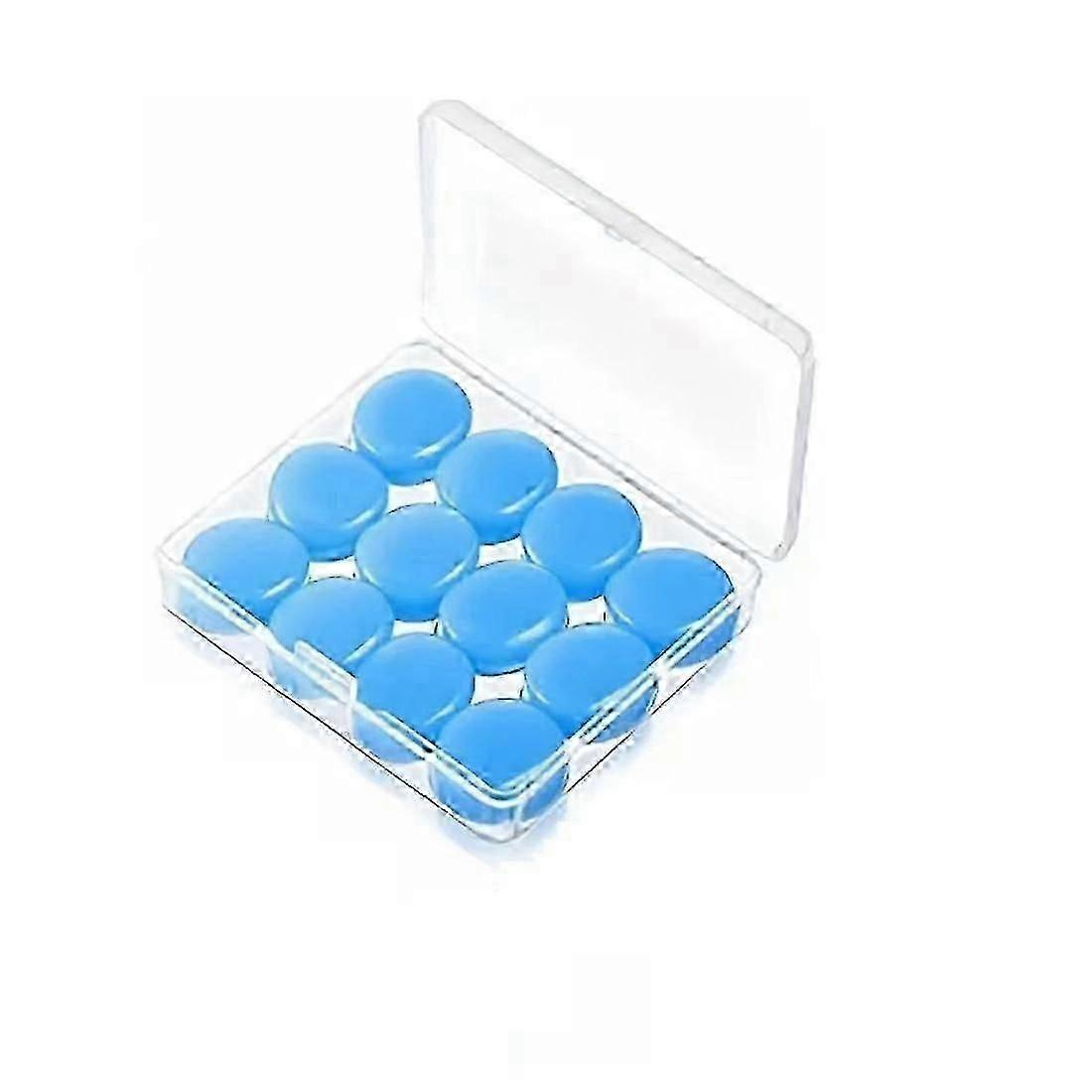 Silicone Ear Plugs, Reusable Waterproof Noise Reduction Ear Plugs For Swimming, Sleeping, Shooting, Airplane - 6 Pairs