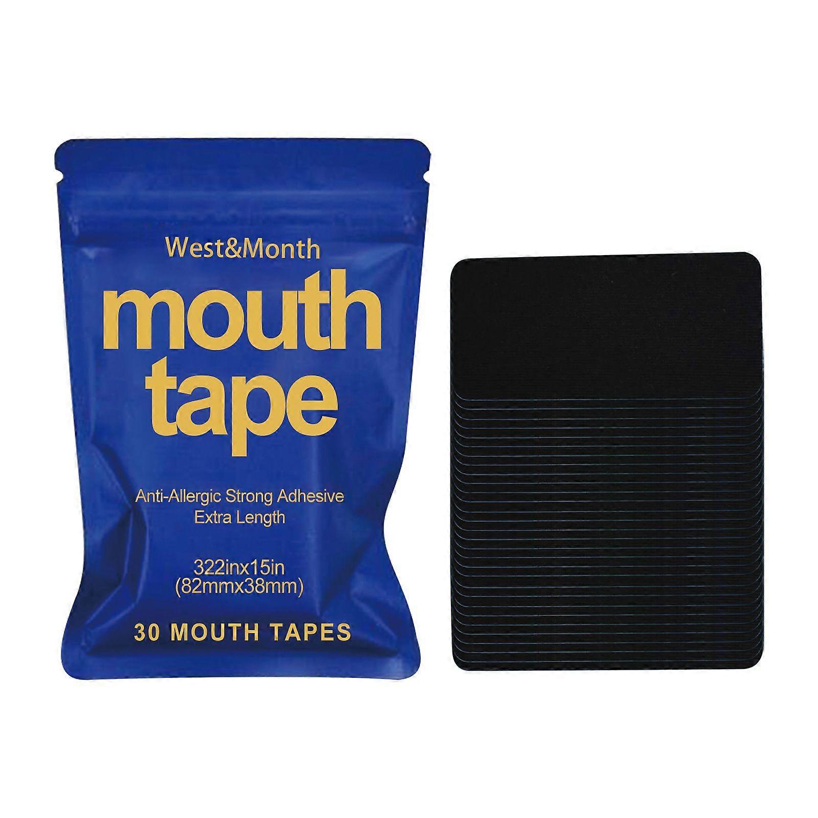 30Pcs Strip Mouth Tapes Advanced Gentle Anti Snoring Mouth Strips for Better Sleep Improved-Breathing