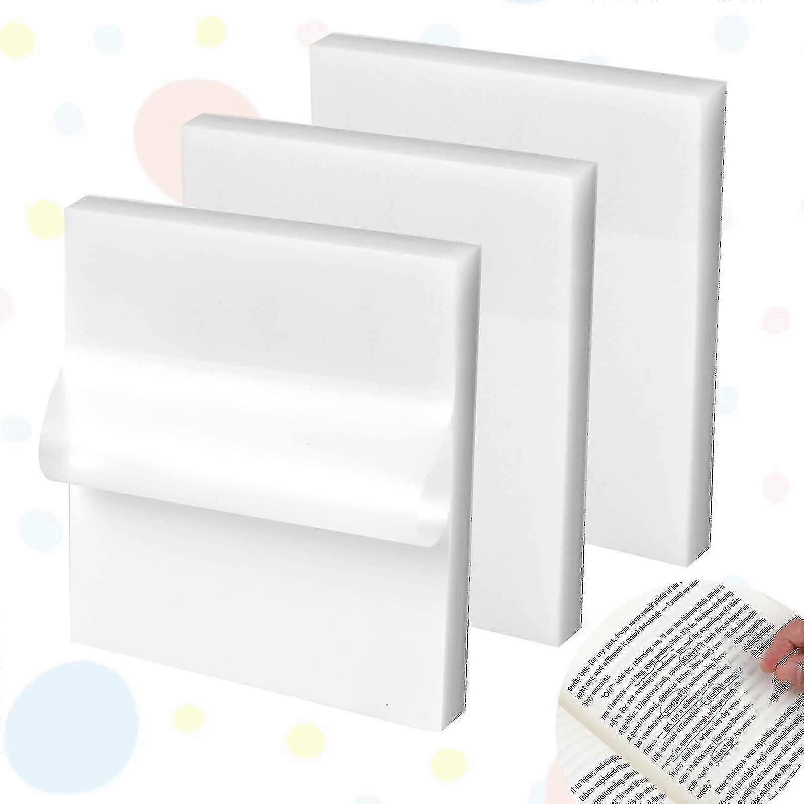 Sticky Notes Set, 150 Sheets Transparent Sticky Notes, Self