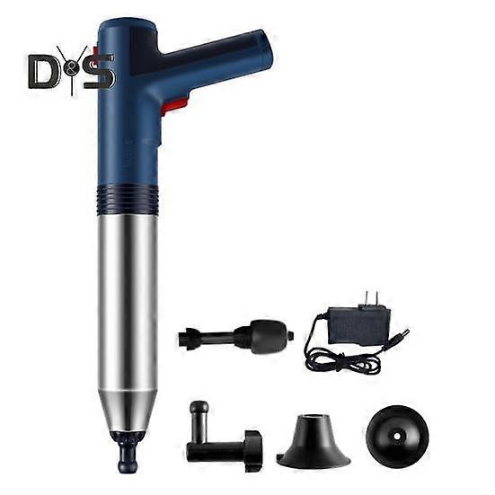 Electric Toilet Plunger Unclogger Safe Efficient One Shot Unclogger Bathroom Kitchen Pipes High Pressure Easy to Use Electric Plunger