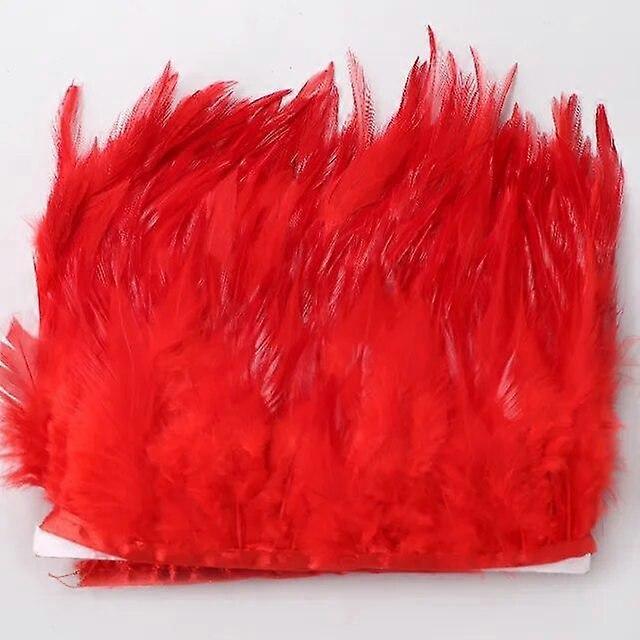Saddle Pheasant Feather Trim Craft Band Tassel10-15Cm For Handicrafts Sewing Accessories Party Costume Decoration