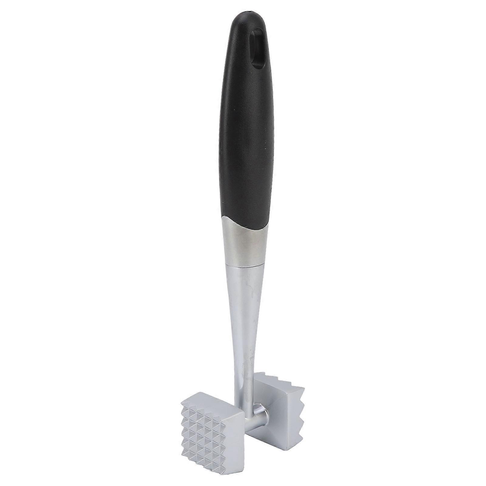 Multi-purpose Meat Tenderizer With Dual-sided Rigid And Texture, High-quality Cast Aluminum, For Easy Clean, Ergonomic Handle, Suitable For Beef,