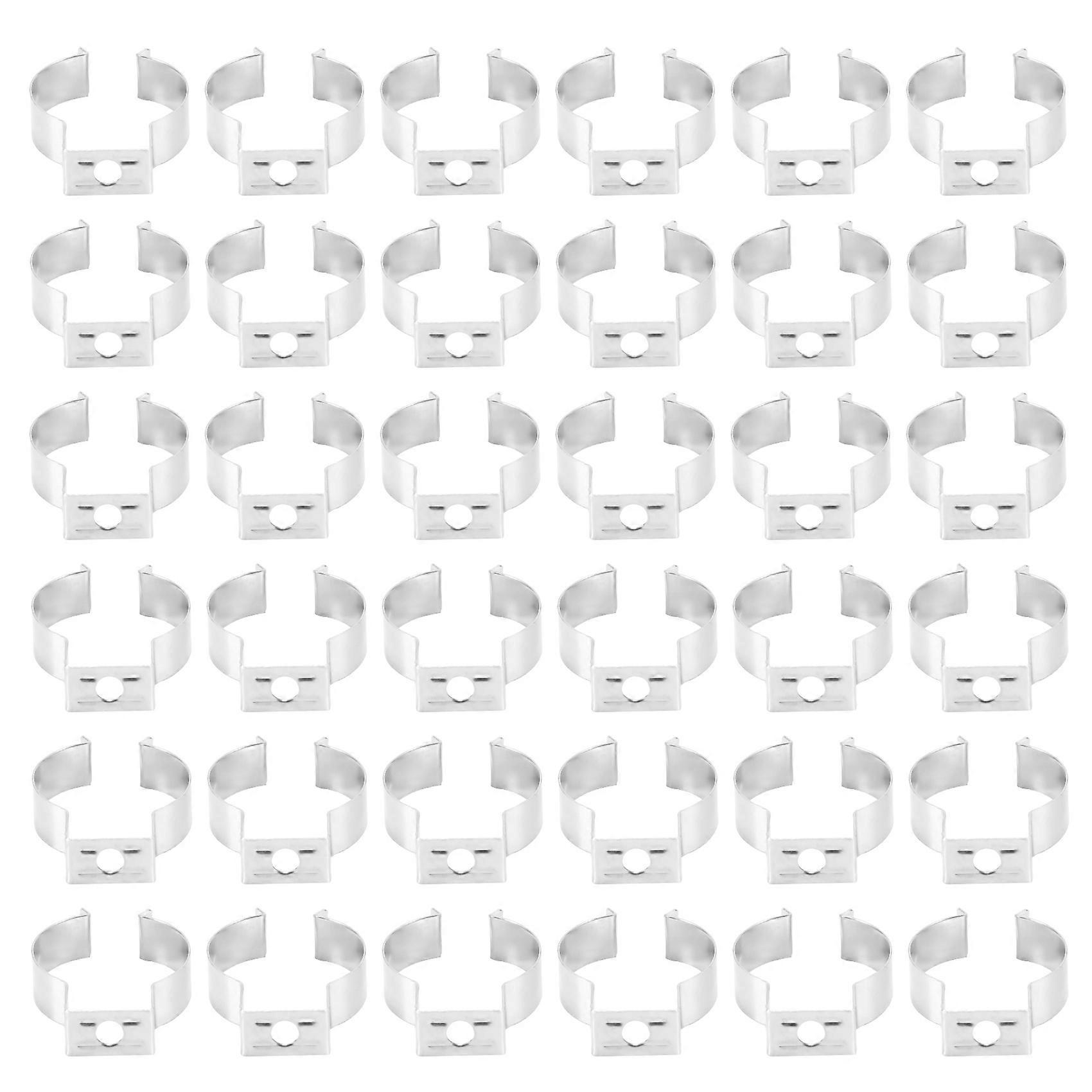 120Pcs T8 Light Bulbs U Clips Holder Fluorescent Tube Lamp Bracket