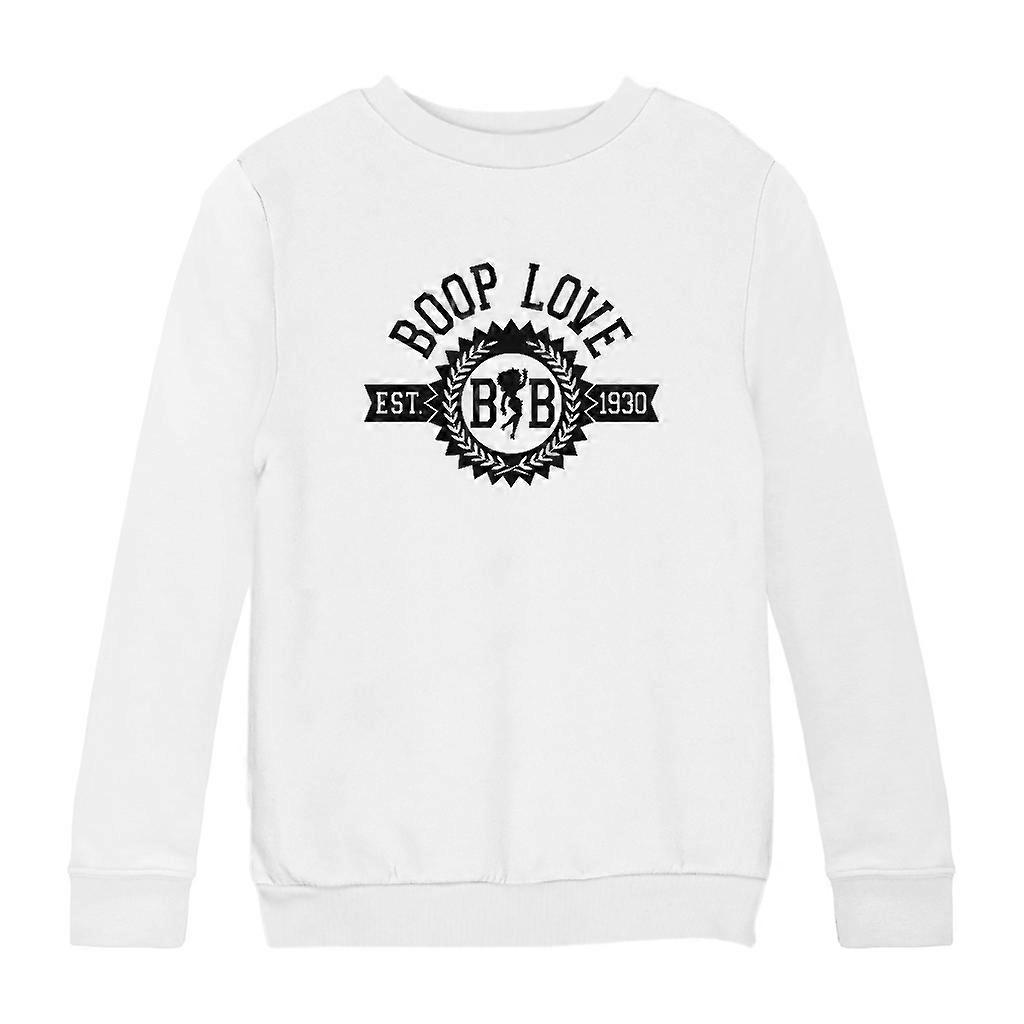 Betty Boop BB Crest Emblem Kid's Sweatshirt