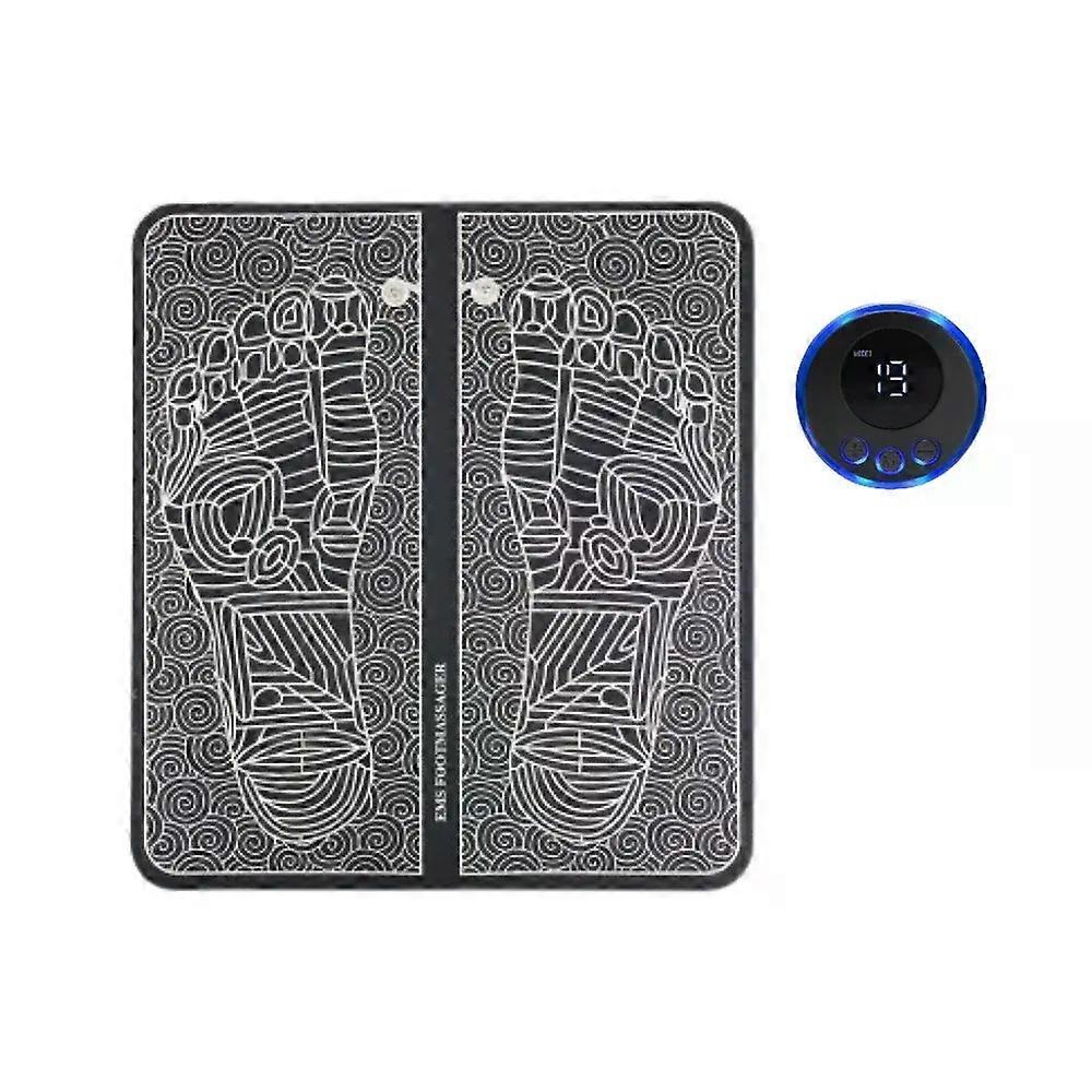 EMS مدلك القدم وسادة تخفيف الآلام الاسترخاء القدمين نقاط الوخز تدليك التحفيز الكهربائي للعضلات تحسين الدورة الدموية استرخاء القدمين