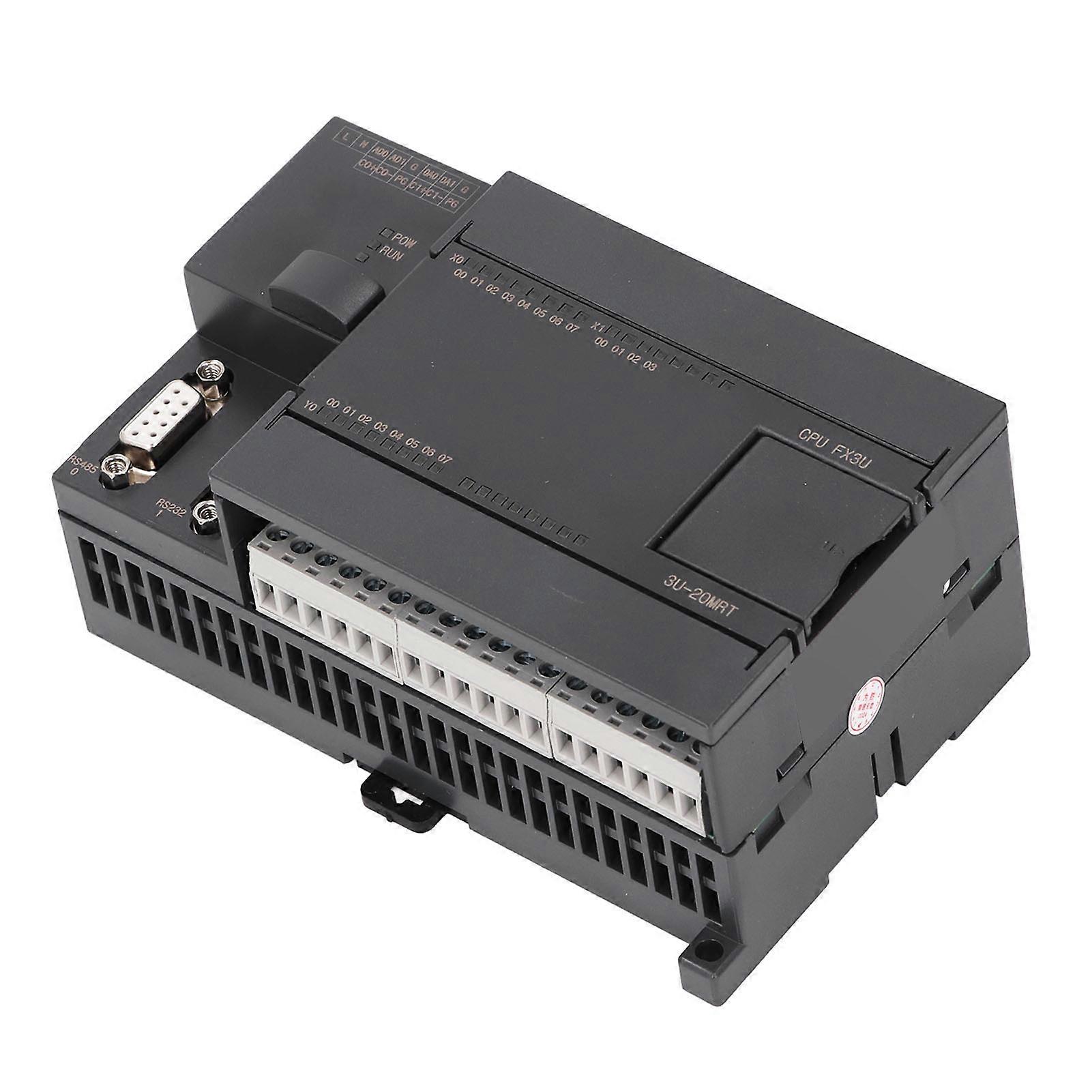 DC24V PLC Control Board Relay Output Programmable Logic Controller 12 In 8 Out 2 Way 60K Counting Clock 232 and 485 Port