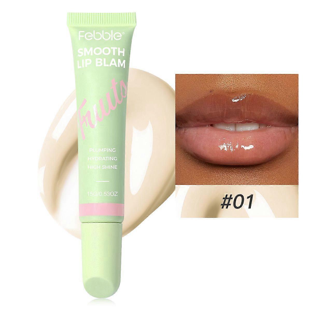 Febble Lip Gloss Water Light ترطيب ترطيب ترطيب تحلية الشفاه نمط بالجملة
