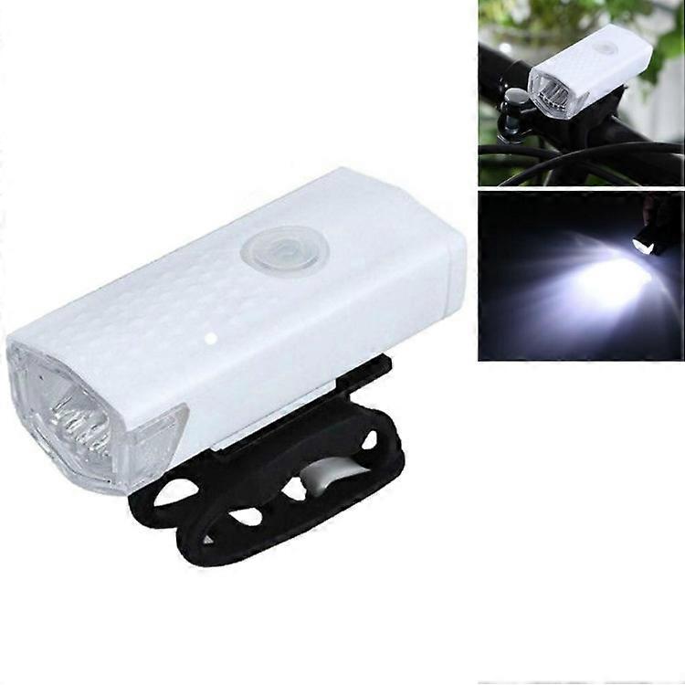 Bicycle USB Charging Headlight Lighting Cycling Equipment 2255 Light (White)