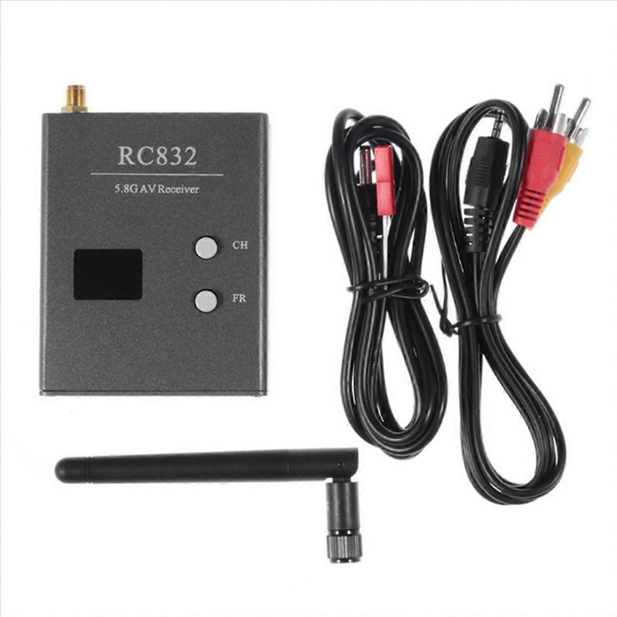 RC832 FPV Receiver AV Receiver with Antenna for FPV Multicopter