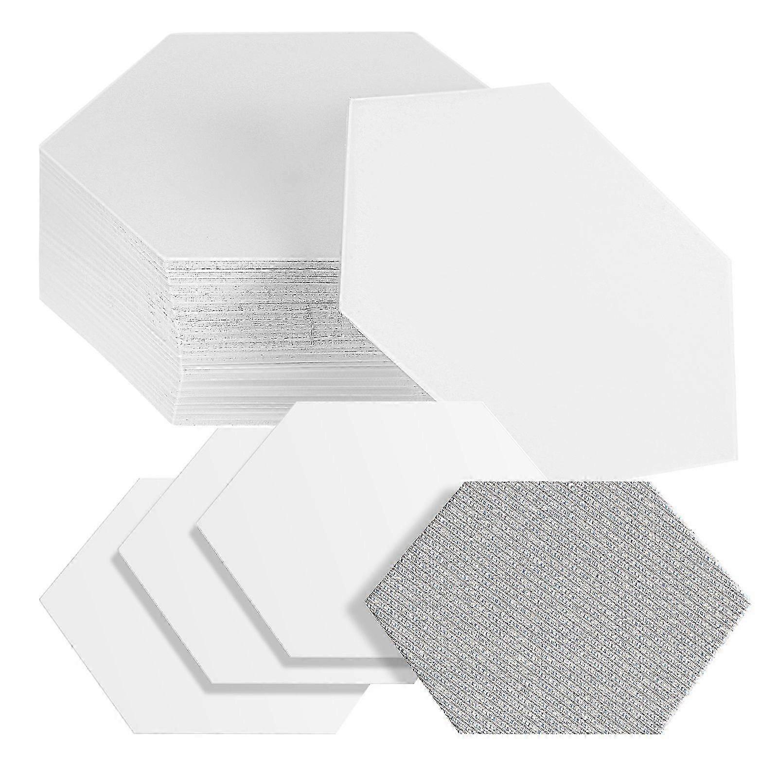 100 قطعة قوالب خياطة اللحف السداسية قوالب الورق تقطيع الورق الأشكال قوالب الخياطة ورق خياطة اللحف